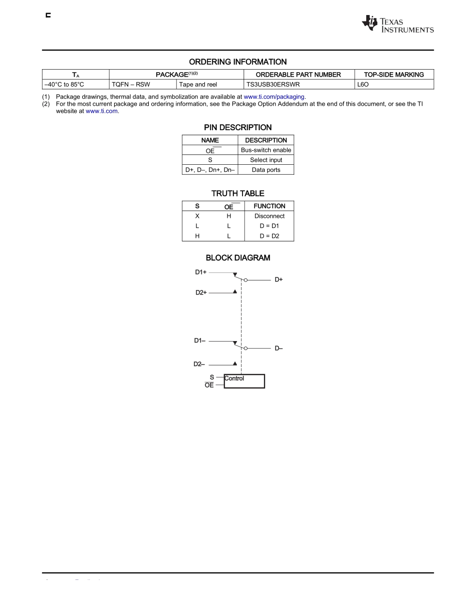 HZHY-AL200-硬件设计-数据手册-TS3USB30E_第3页