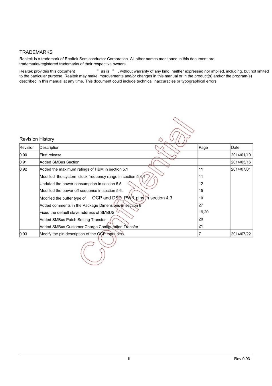 HZHY-AL200-硬件设计-数据手册-RTS5411USB3.0HUBControllerWOSv0.93_第2页