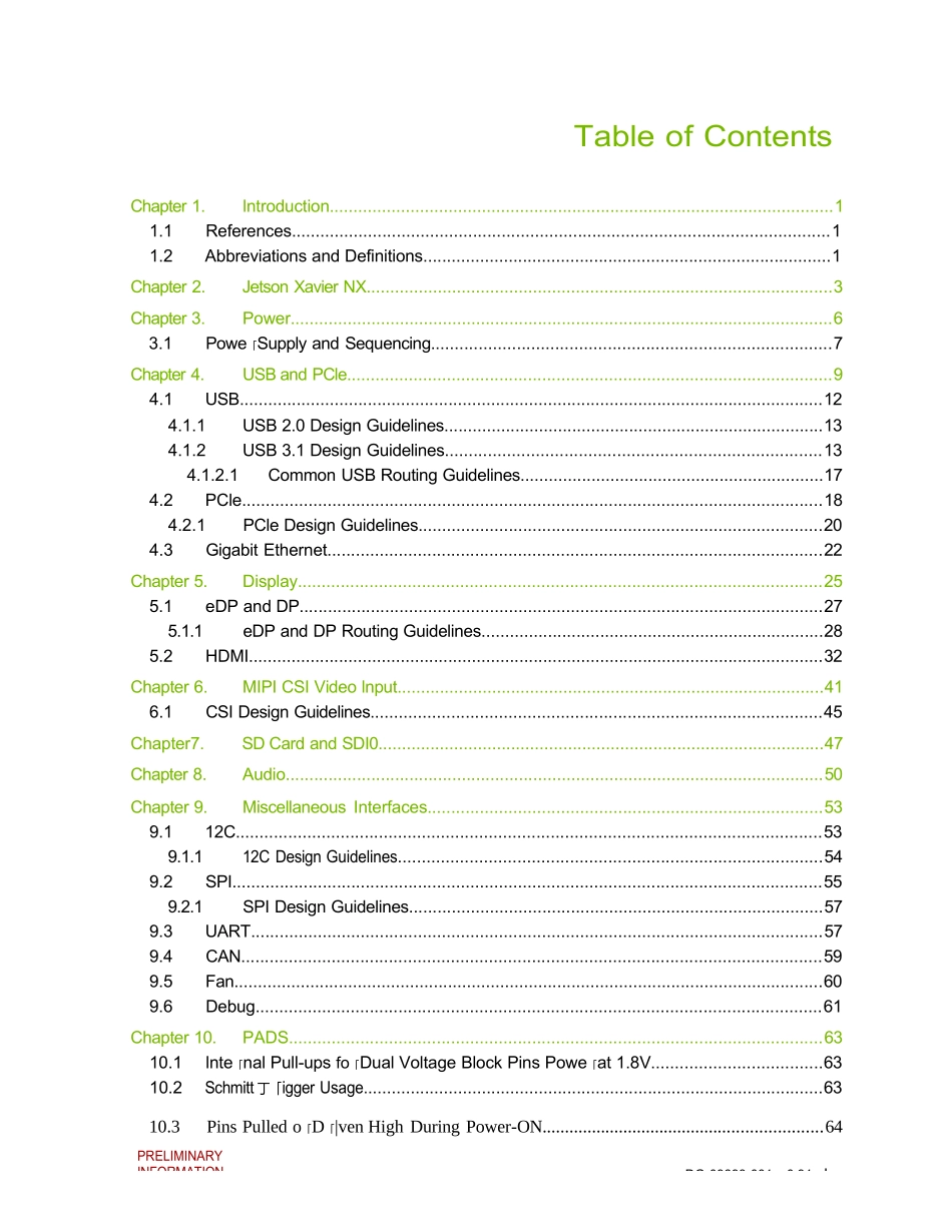 NVIDIA Jetson Xavier NX Design Guide原版完整文件_第3页