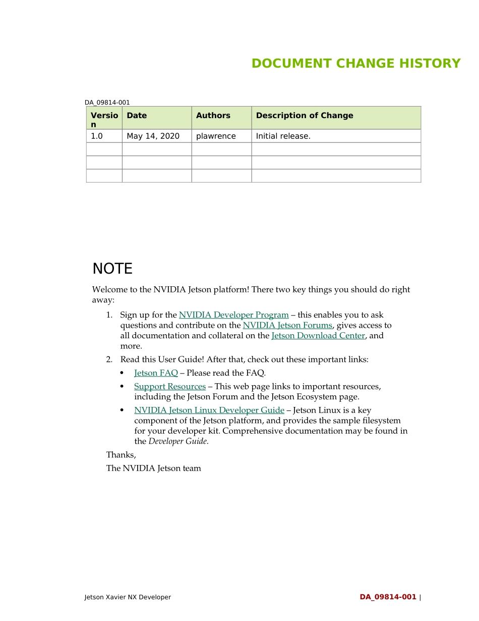 Jetson_Xavier_NX_Developer_Kit_User_Guide原版完整文件_第2页