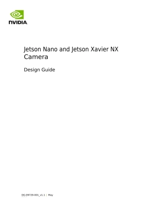 Jetson_Nano_and_Jetson_Xavier_NX_Camera_Design_Guide_v1.1原版完整文件