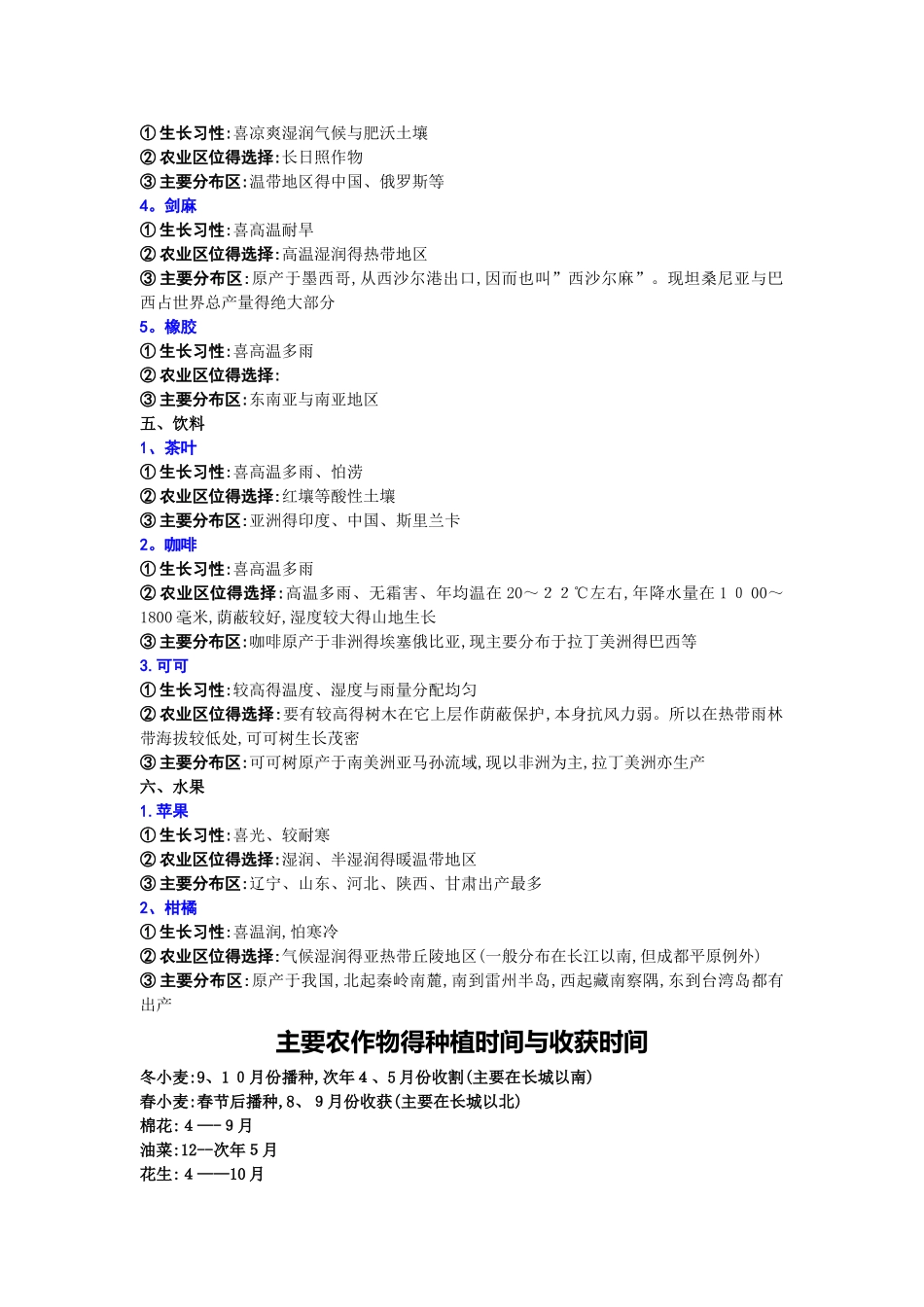 主要农作物生长习性  2025版_第3页