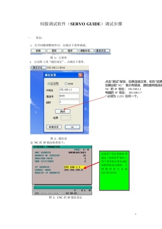 FANUC_SERVO_GUIDE调试步骤完整