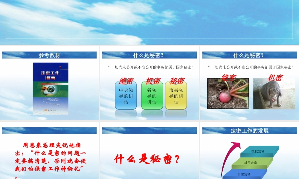 定密理论与实务第一章