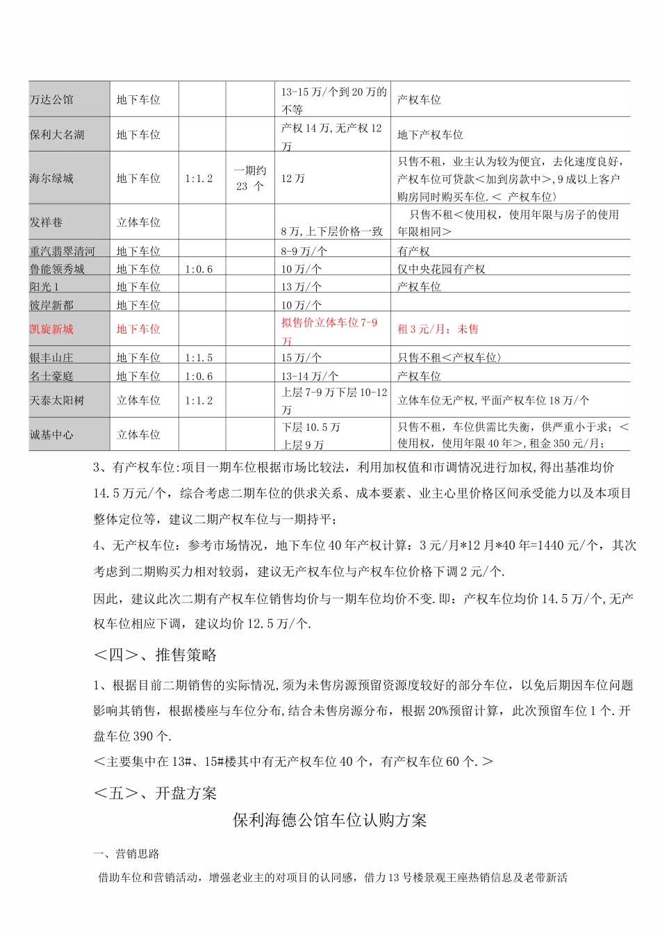 二期车位销售方案说明_第2页