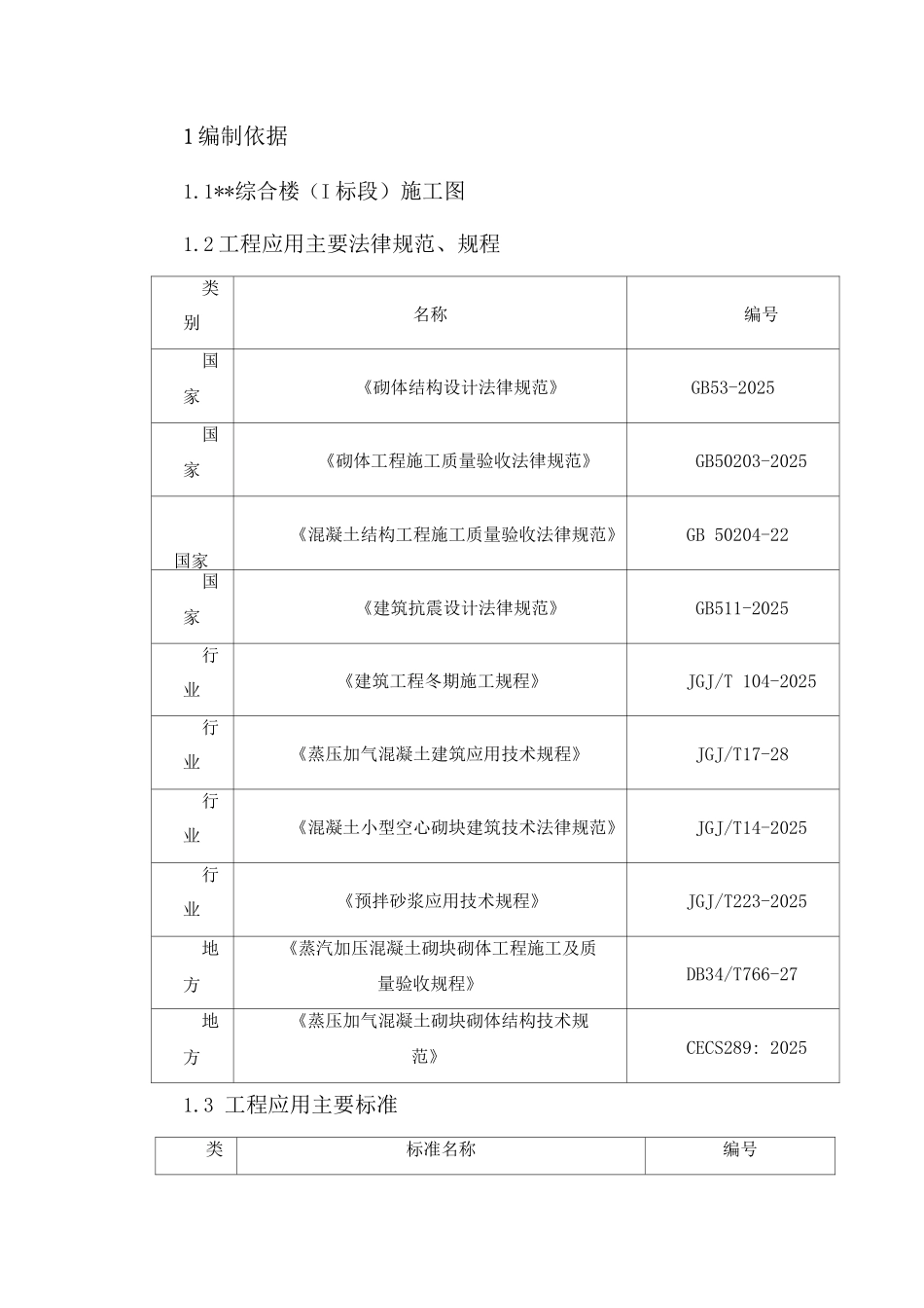 二次砌体方案_第1页
