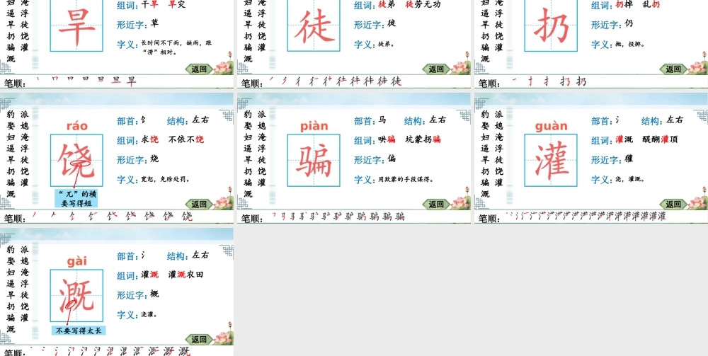 24统编版小学语文四年级上册生字笔顺课件-26 西门豹治邺