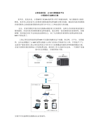云贺科技云WIFI营销服务平台-美甲店-SPA-美发沙龙小型服务场所方案