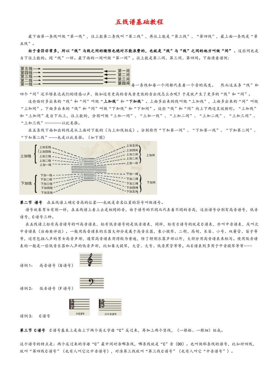 五线谱基础教程_第1页