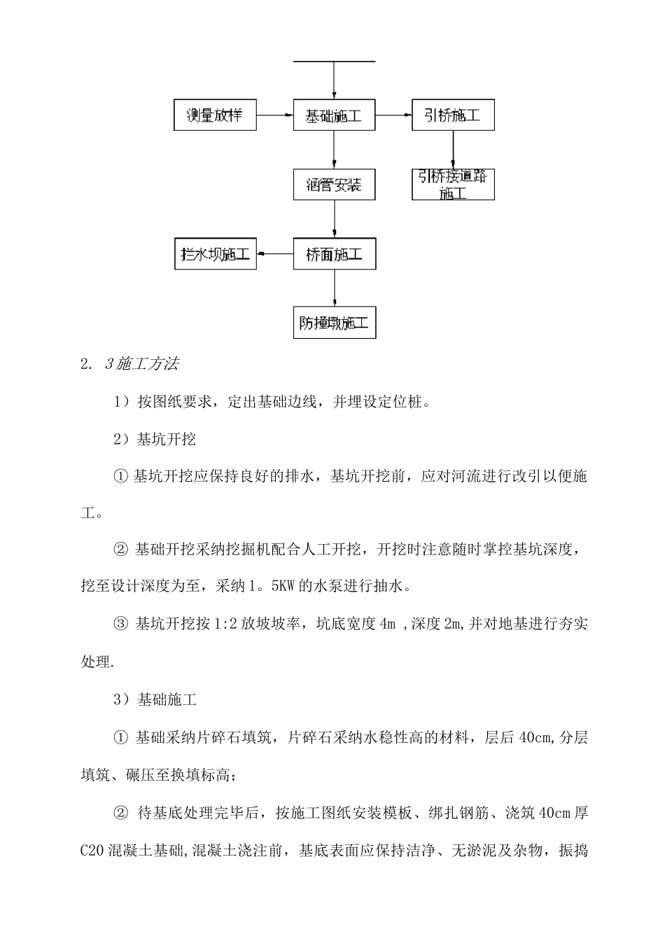 五郎溪漫水桥施工方案_第3页