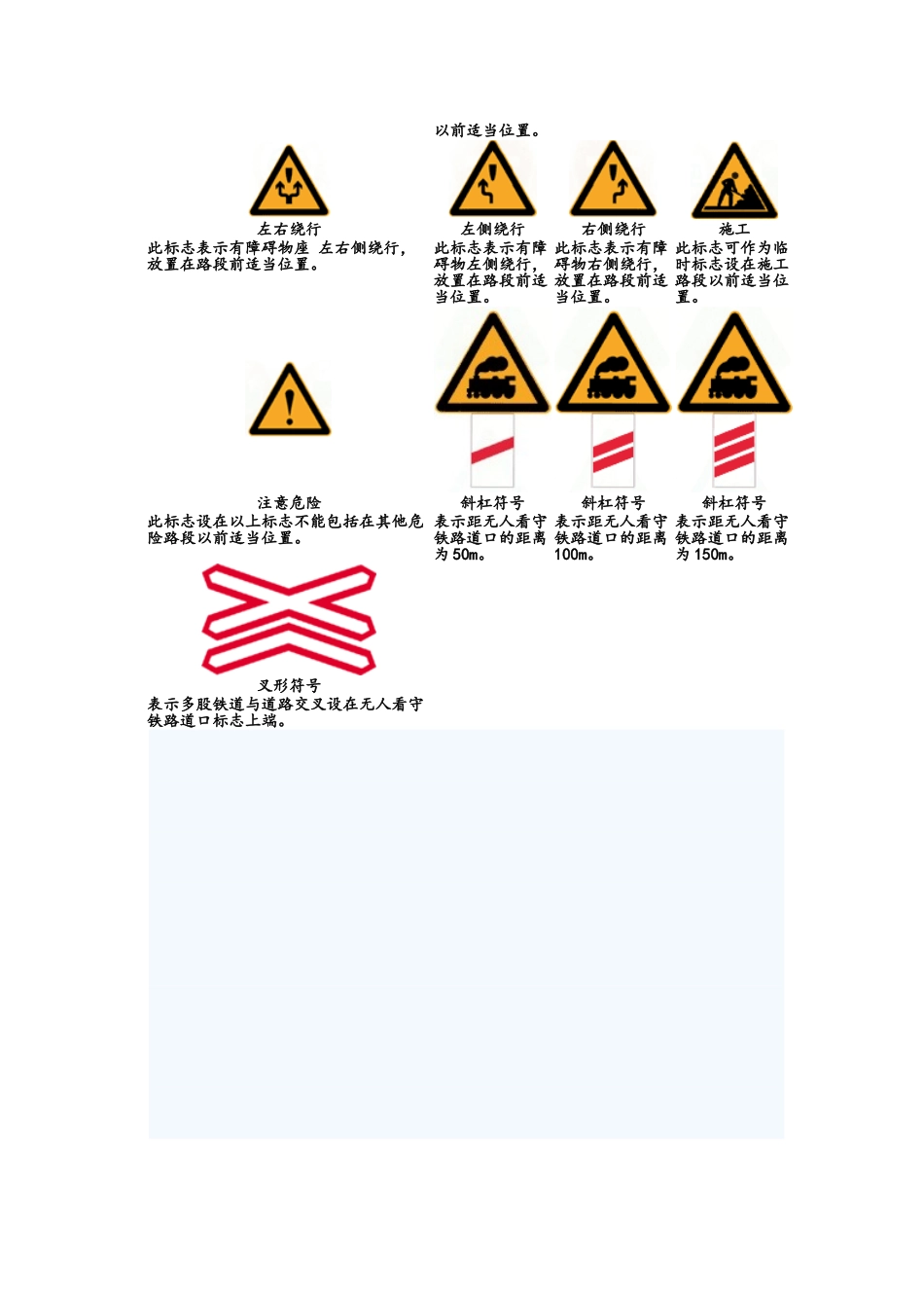交通标志标线大全_第3页