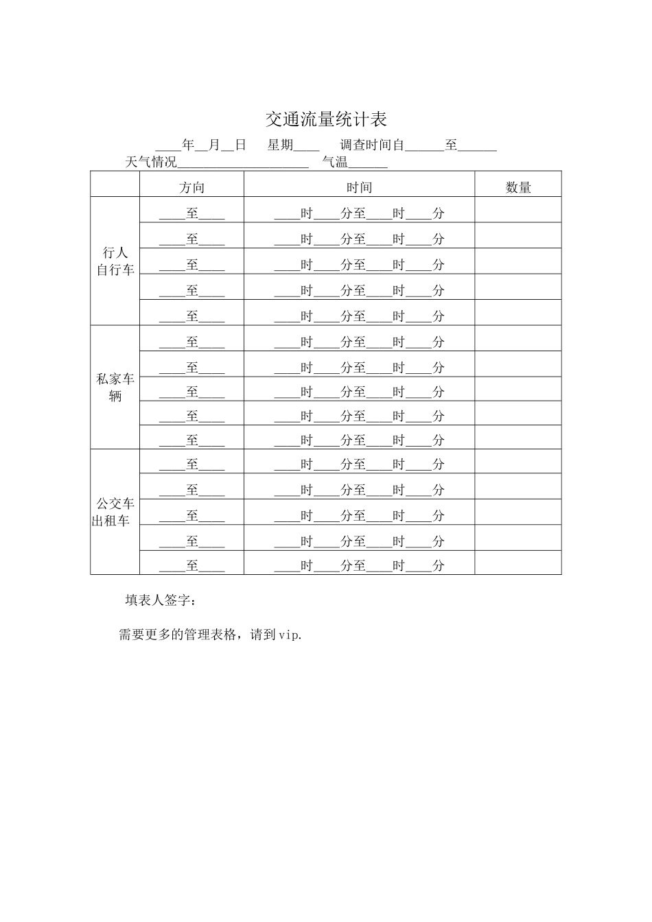 交通流量统计表_第3页