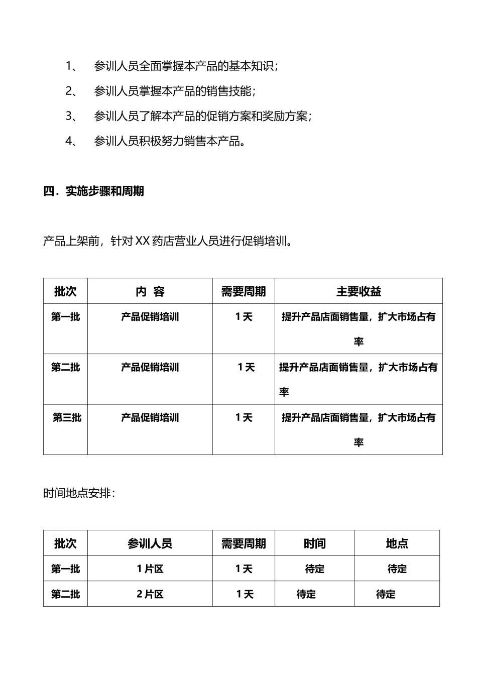 产品药店促销培训方案_第3页