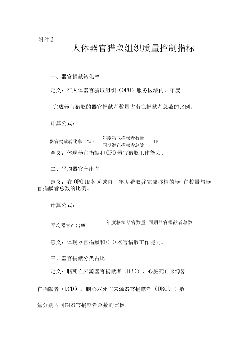 人体器官获取组织质量控制指标_第1页