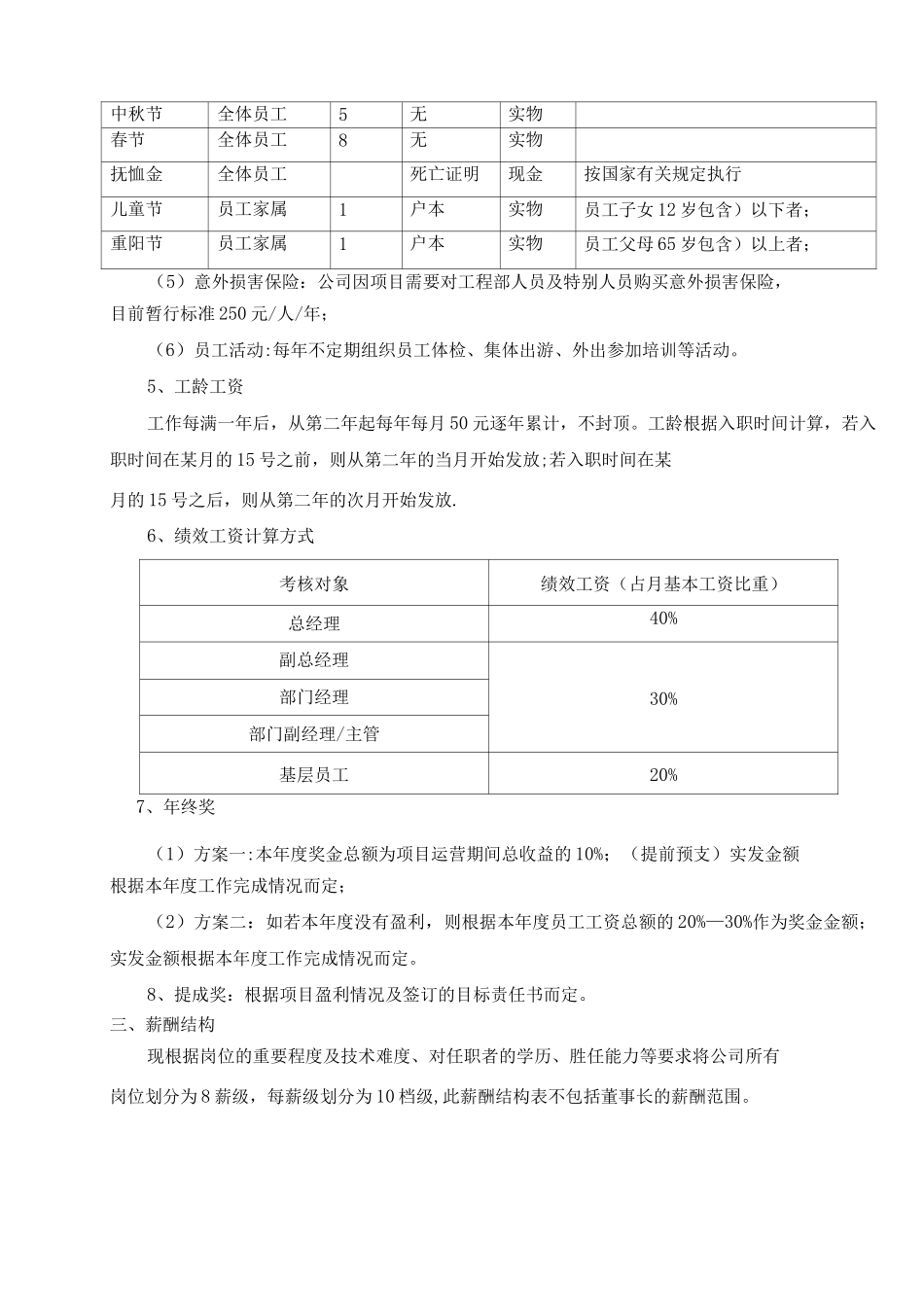 人力资源：薪酬结构管理制度_第2页