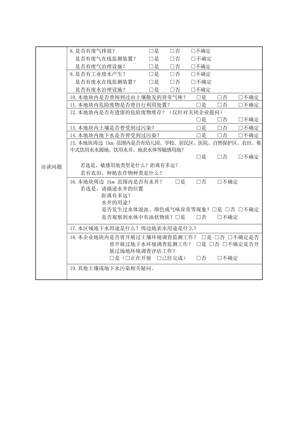 人员访谈记录表_第3页