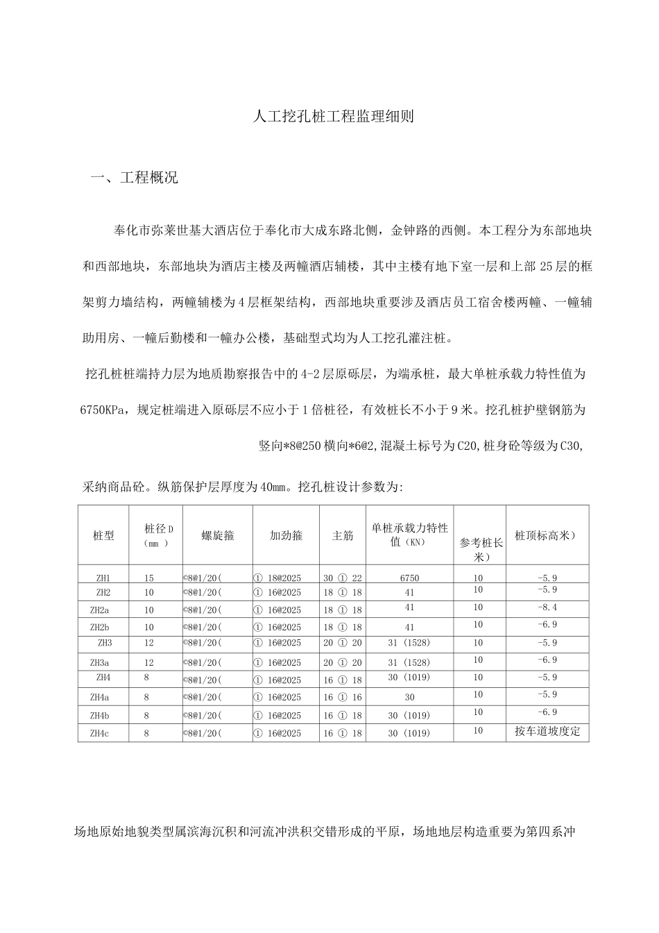 人工挖孔桩监理细则_第1页