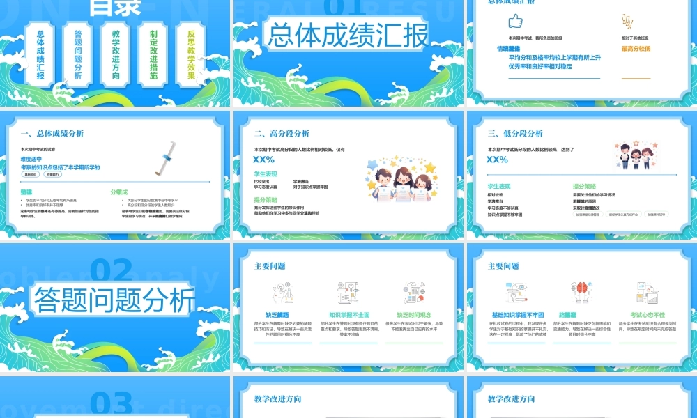 学校教师期中考试质量分析大会