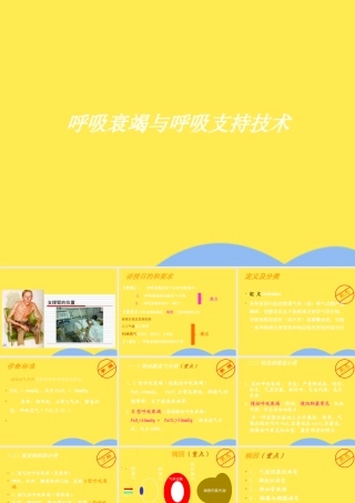 呼吸衰竭与呼吸支持技术