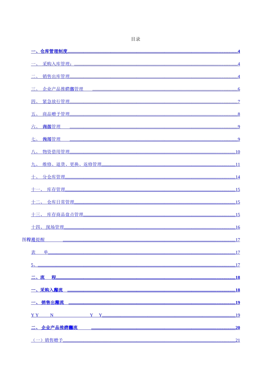 仓库管理制度仓库管理流程仓库管理表单_第3页