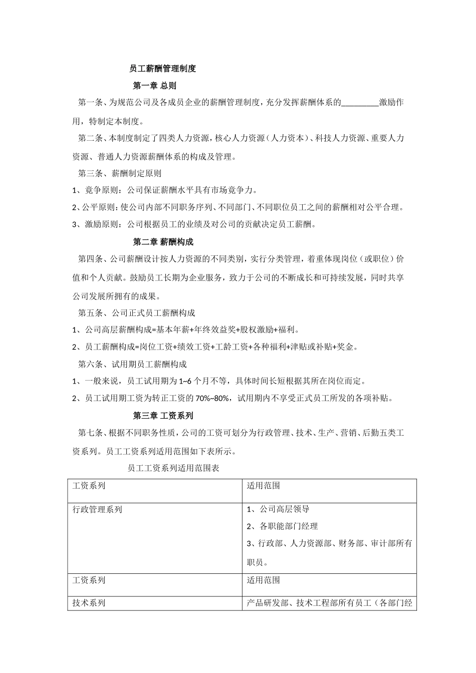 薪酬管理制度_第1页