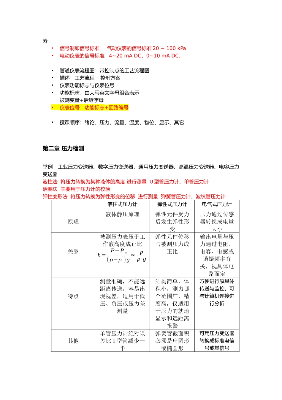 仪表与检测技术总结_第2页