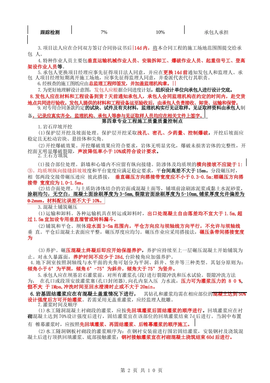 2024监理工程师《建设工程目标控制》（水利）-考前十页纸_第2页