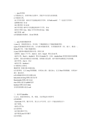 java完整学习笔记