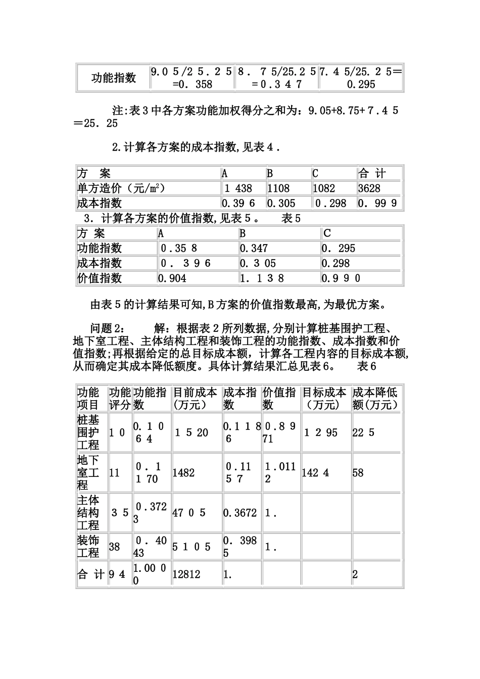 价值工程案例分析 _第3页