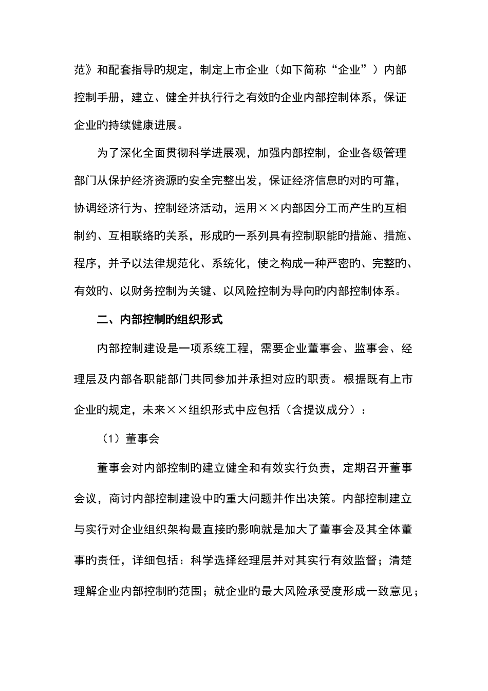 企业内部控制手册_第2页