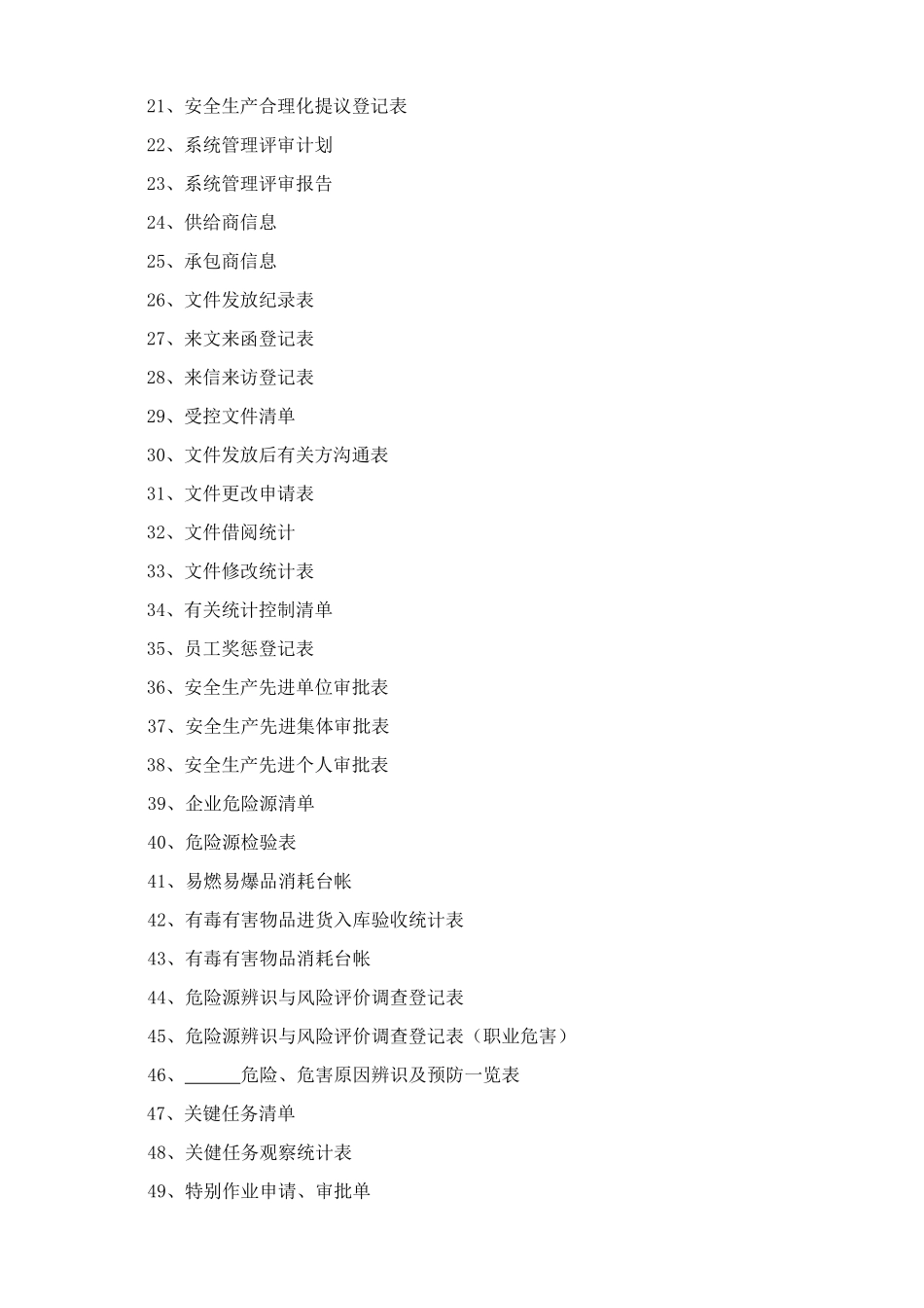 企业安全生产标准化基本规范及配套用表_第2页