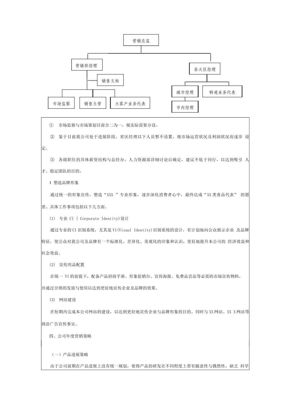 企业年度营销计划书_第3页
