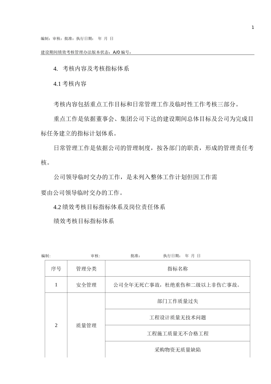 企业建设期间绩效考核管理办法_第3页