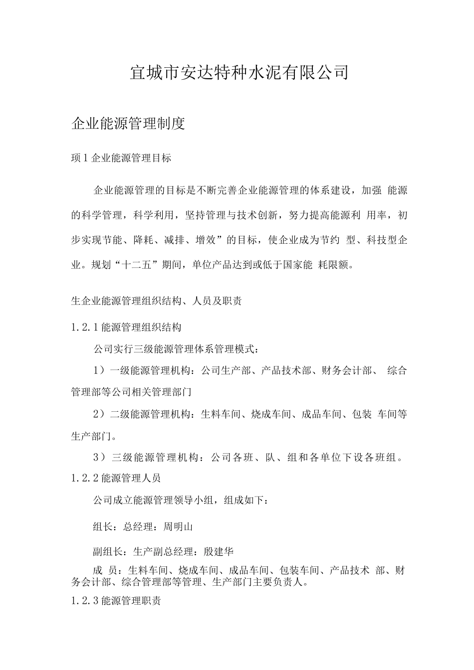 企业能源管理情况_第1页