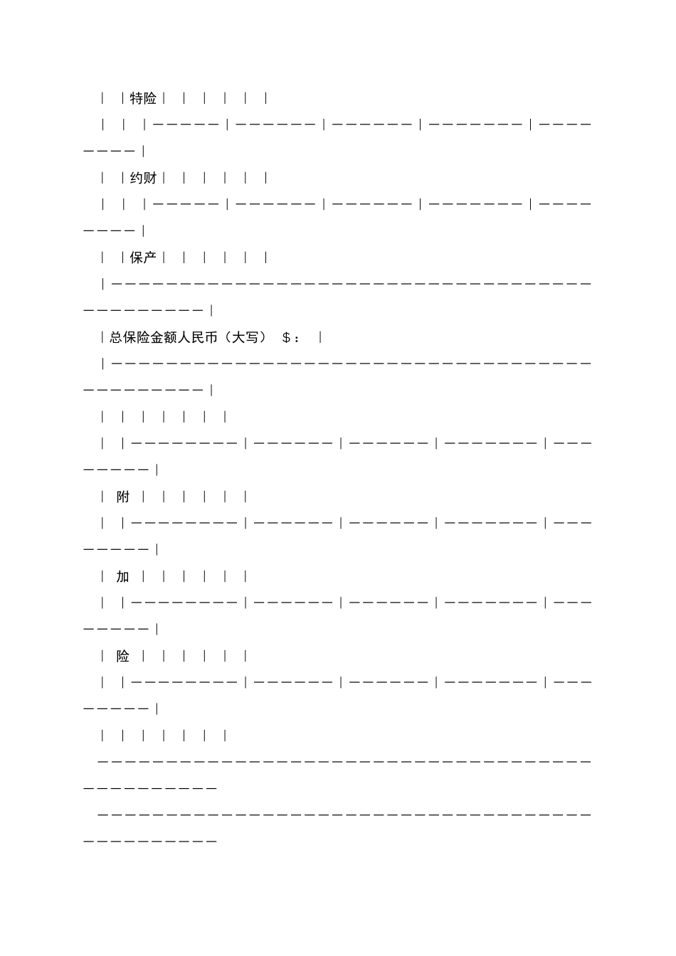 企业财产保险投保单_第2页