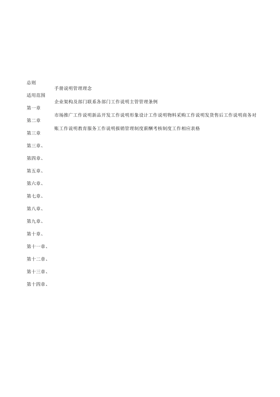 企业部门管理手册_第2页