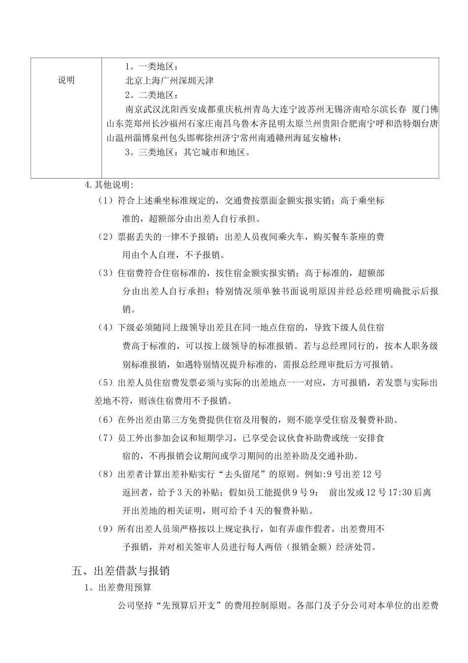 伊莱德事业部出差管理办法_第3页