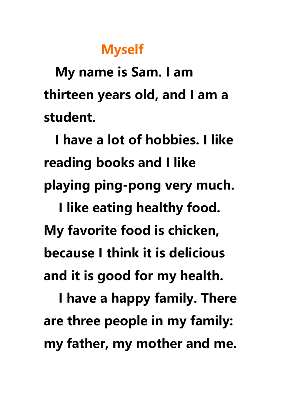 优秀英语作文---题目：myself_第2页