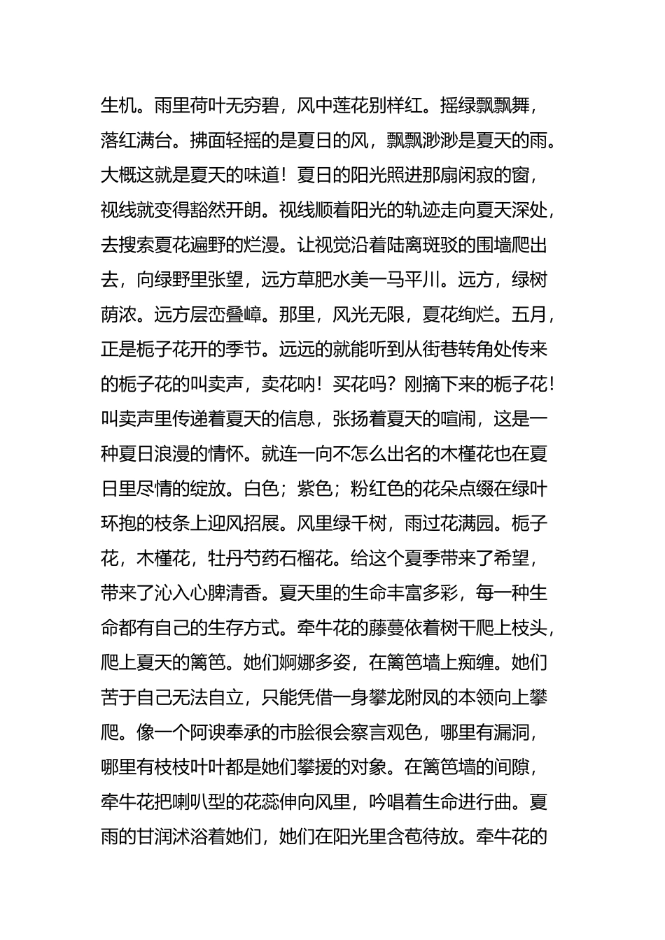 优美散文欣赏——-走进了夏天_第3页