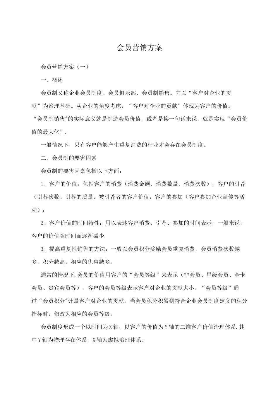 会员营销方案_第1页