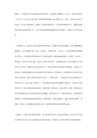 会计个人年度工作计划