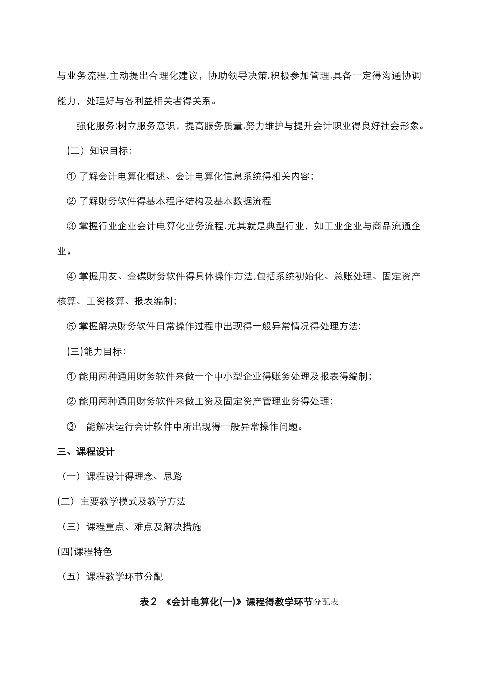 会计电算化课程标准_第3页