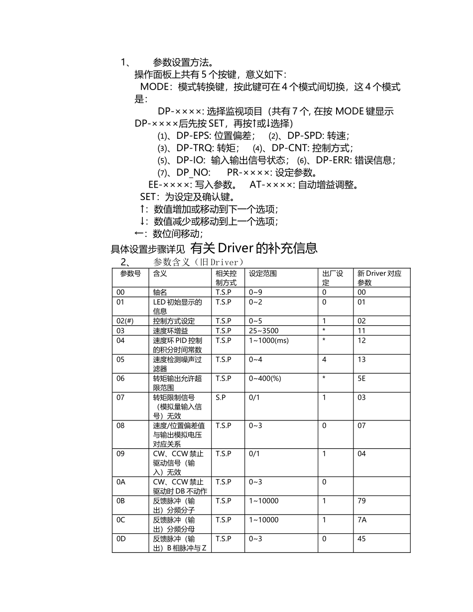 伺服驱动器外部接线及详细说明_第3页