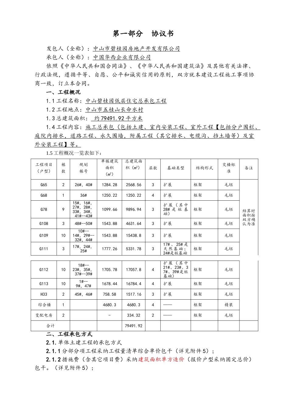 低层住宅合同范本_第3页