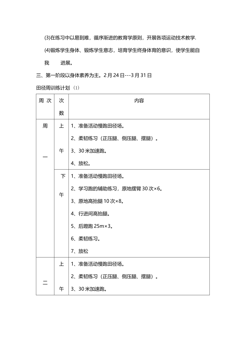 体育运动队训练计划_第3页