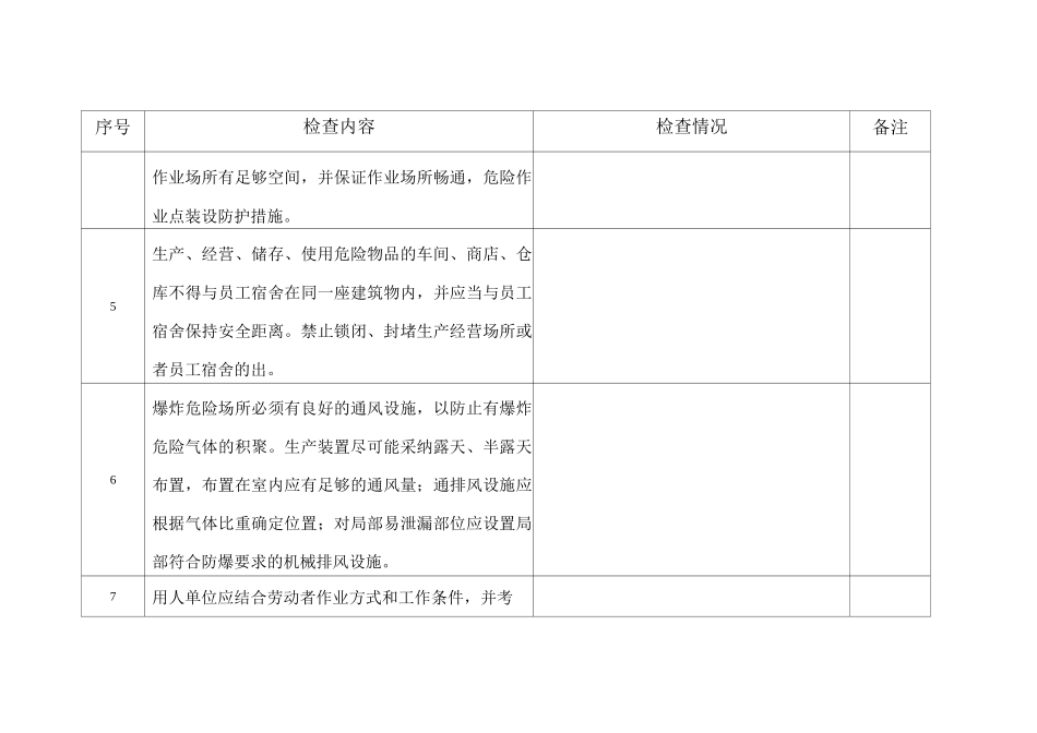 作业场所检查表_第2页