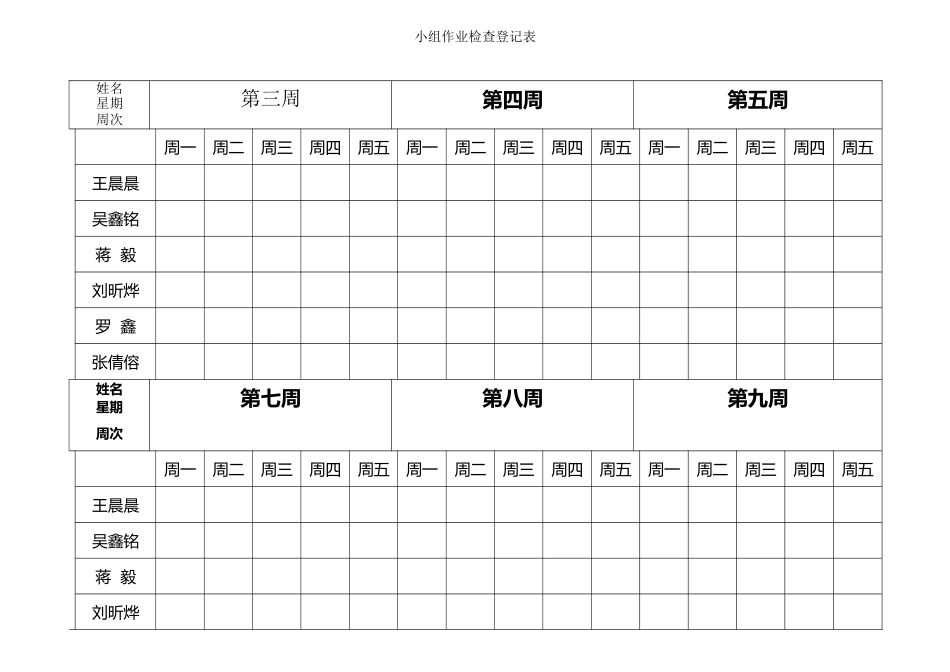 作业检查登记表_第2页