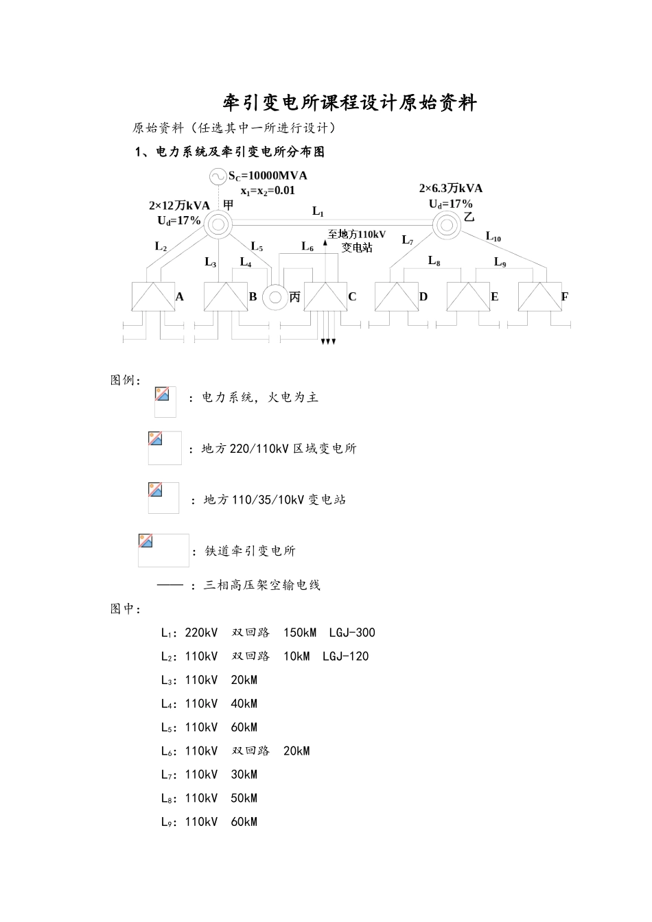 供变电技术课程设计--牵引供变电技术_第3页