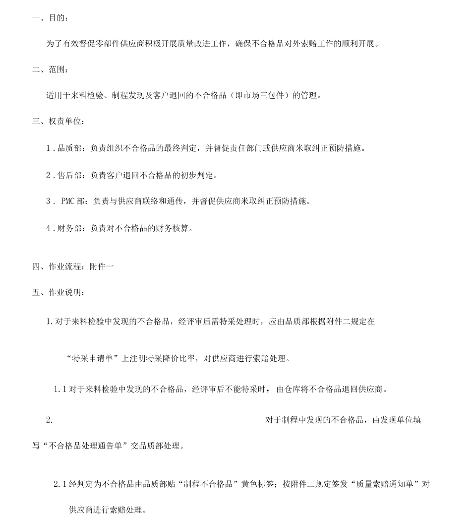 供应商不合格品处理办法_第1页