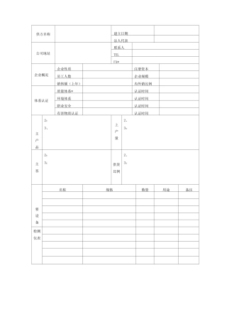 供应商现场审核报告模板